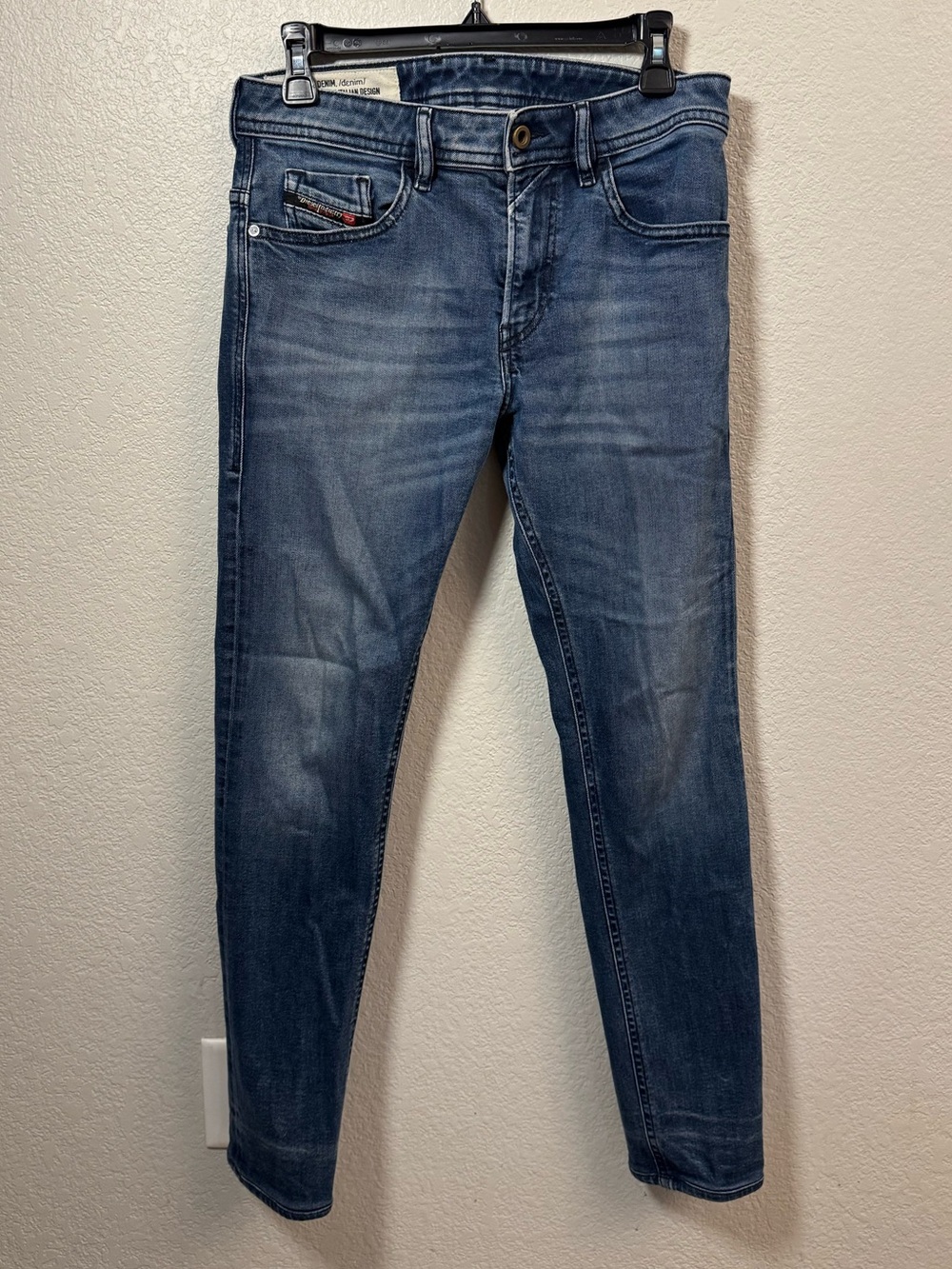 Diesel Slim Skinny Fit Premium Denim Jeans Blue Wash - Size 29